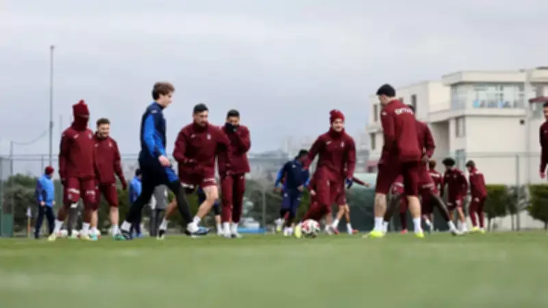 Trabzonspor, Rize Maçına Hazır: Son Antrenman Tamamlandı