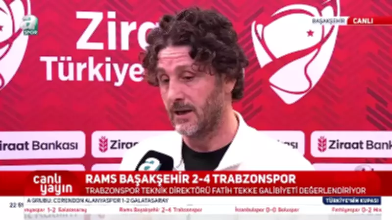 Trabzonspor Teknik Direktörü Fatih Tekke'den Mathias Lovik Yorumu