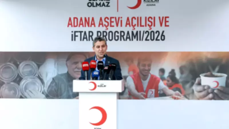 Türk Kızılay Adana'da Yeni Aşevini Hizmete Açtı: Günlük 3 Bin Kişiye Yemek
