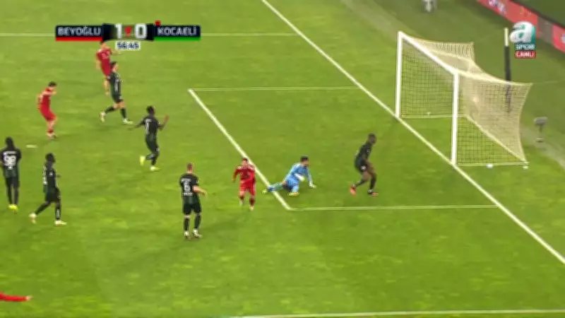 Türkiye Kupası'nda Beyoğlu Yeni Çarşı, Kocaelispor'u 1-0 Mağlup Etti