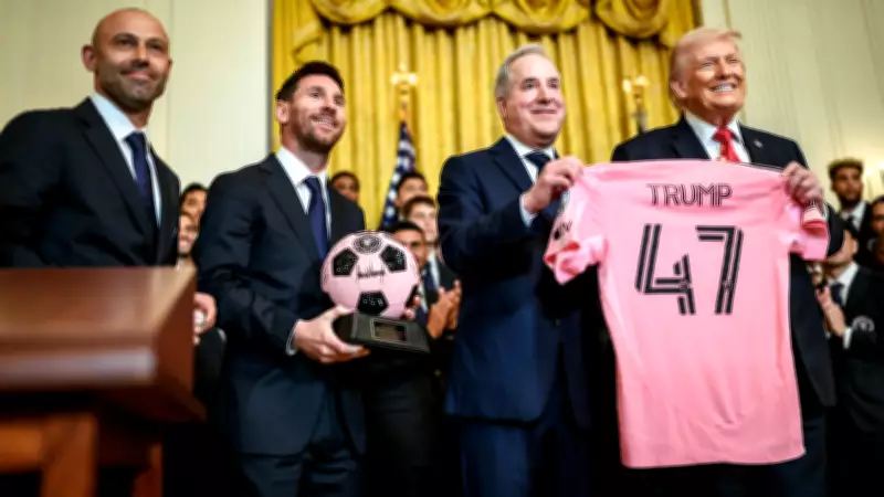 Trump, Beyaz Saray'da Messi'li Inter Miami'yi Ağırladı, İran Savaşını Anlattı