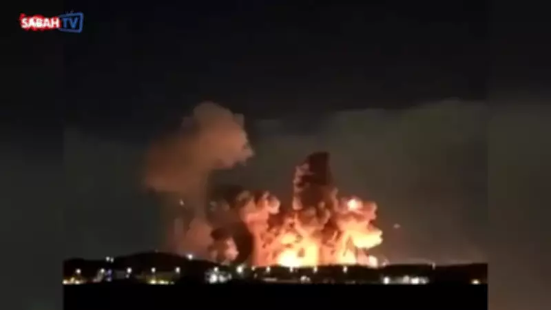 Trump, İsfahan'a Düzenlenen Sığınak Delici Bombalı Saldırı Görüntülerini Paylaştı