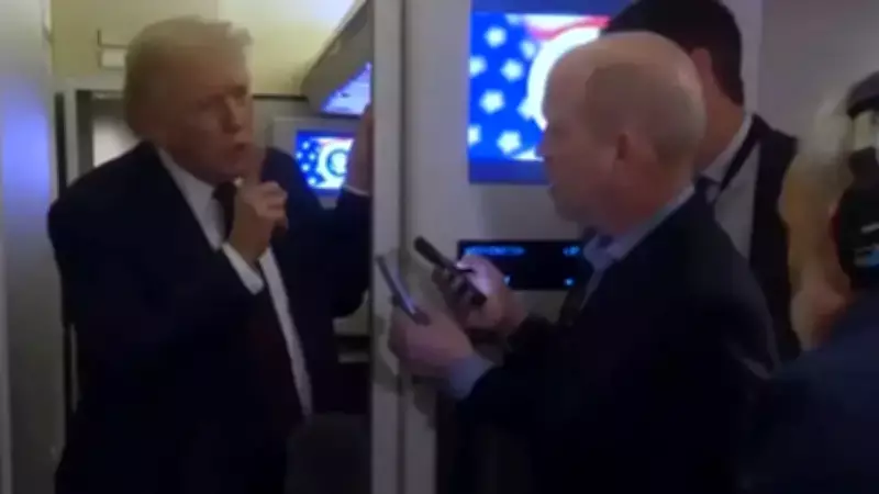 Trump'tan Gazeteciye Tepki: 'Sinir Bozucu' Diyerek Yanıtladı