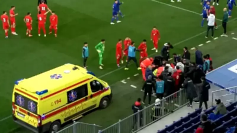 U21 Teknik Direktörü Egemen Korkmaz, Hırvatistan Maçında Yere Yığıldı