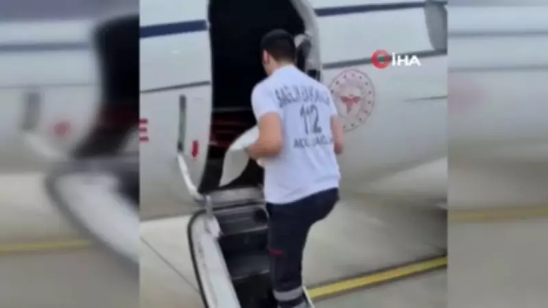 Van'da 3 Aylık Bebek Uçak Ambulansla Konya'ya Acil Sevk Edildi