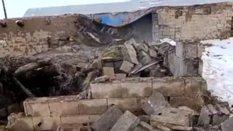 Van'da Ahır Çökmesi: 20 Küçükbaş Hayvan Yaşamını Yitirdi