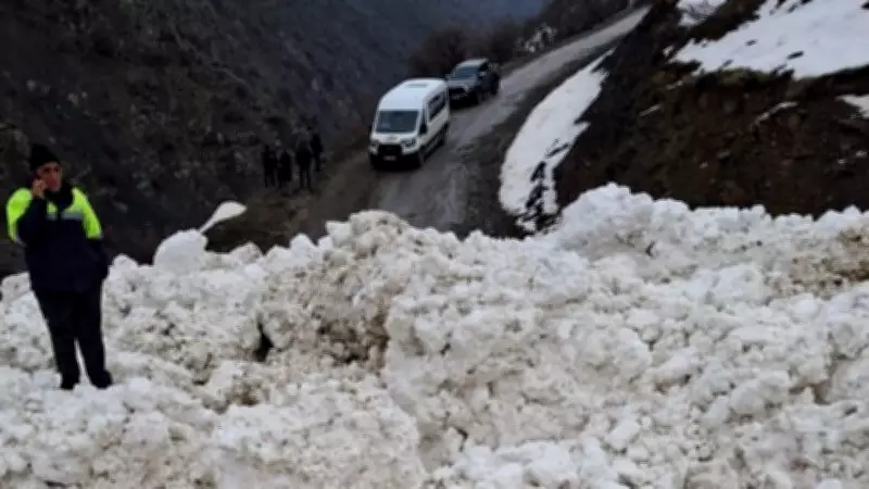 Van'da Çığ Felaketi: 8 Mezra İzole Oldu, Ulaşım Kesildi