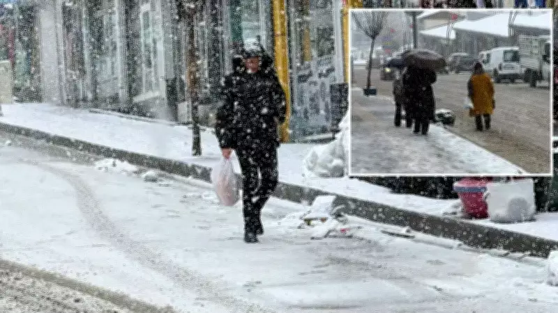 Van'ın Başkale İlçesi'nde Kar Yağışı Hayatı Olumsuz Etkiledi