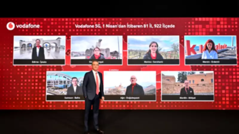 Vodafone Türkiye 1 Nisan'da 81 İl ve 922 İlçede 5G Sinyalini Başlatıyor