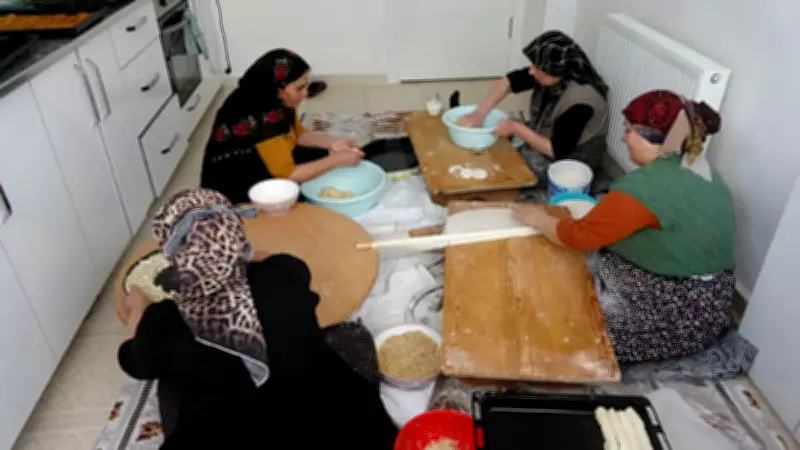 Yozgat'ta İmece Geleneği Bayram Sofralarını Süslemeye Devam Ediyor