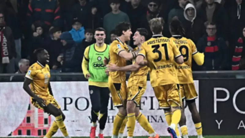 Zaniolo'nun Asistiyle Udinese, Genoa'yı 2-0 Mağlup Etti