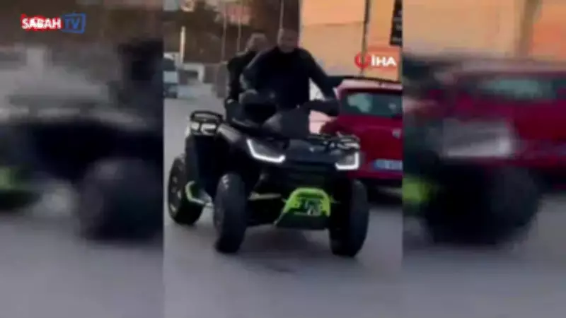 İzmir'de ATV ile Drift Yapan Sürücüye 146 Bin Lira Ceza ve Ehliyetine El Konuldu