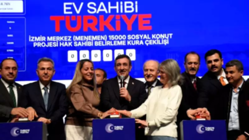 İzmir'de TOKİ Kurası Çekildi: 21 Bin 20 Sosyal Konutun Hak Sahipleri Belirlendi