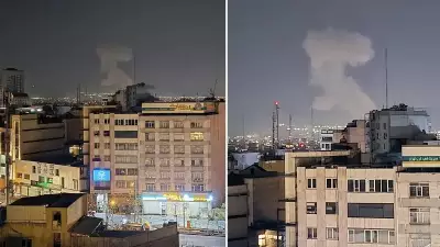 ABD ve İsrail İran'ı Bombalıyor: Tahran'da Peş Peşe Patlamalar