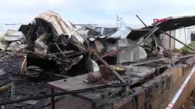 Antalya'da Konteyner Yangınında Suriyeli Aileden 6 Kişi Hayatını Kaybetti