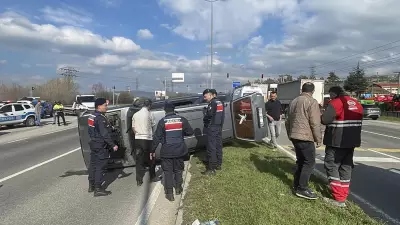 Bolu'da Korkunç Kaza: Kamyonla Otomobil Çarpıştı, 6'sı Çocuk 9 Kişi Yaralandı