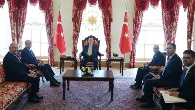 Cumhurbaşkanı Erdoğan, Dünya Ekonomik Forumu Başkanı Fink ile Görüştü