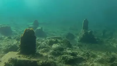 Diyarbakır'da Su Altında 2.400 Yıllık Tarihi Yapılar Görüntülendi