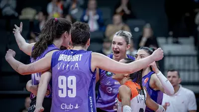 Eczacıbaşı Dynavit, Şampiyonlar Ligi'nde KS Developres'i 3-1 Mağlup Etti