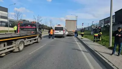 Çerkezköy'de İşçi Servisi Kazası: 4 Yaralı, 1'i Ağır