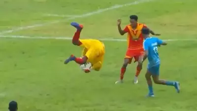 Etiyopya'da Kalecinin Taklası Futbol Tarihine Geçti: Mortal Kombat Sahnesi Gibi