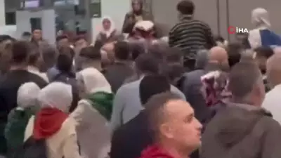 Gaziantep Havalimanı'nda Umre Yoğunluğunda Çıkan Kavga Panik Yarattı