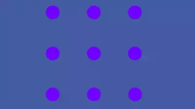 Kaç Mavi Nokta Görüyorsunuz? Bu Optik İllüzyon Beyninizi Şaşırtacak!