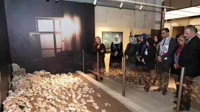Kalyon Kültür'den Filistin'e Destek: 'Sessiz Ayakkabılar' Sergisi Açıldı
