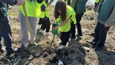 Ümraniye'den Bursa'ya 10 Bin Fidanla Hatıra Ormanı Kuruldu