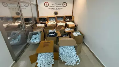 Samsun'da Tarihi Uyuşturucu Operasyonu: 421 Bin 120 Hap Ele Geçirildi