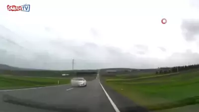 Silivri-Çerkezköy Yolunda Hatalı Sollama Kazası Araç Kamerasına Yansıdı