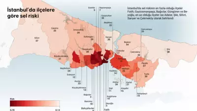 İstanbul Sel Risk Haritası Açıklandı: Hangi İlçeler Tehlikede?
