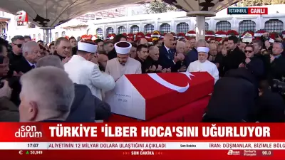 Tarihçi İlber Ortaylı Dualarla Toprağa Verildi