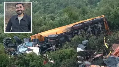 TIR Uçuruma Devrildi: Sürücü Hayatını Kaybetti, Araçta Yangın Çıktı