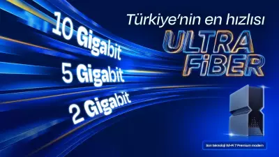 Turkcell Superonline'dan Ev İnternetinde Devrim: 10 Gbps UltraFiber Geliyor