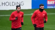 A Milli Takım'da Hakan Çalhanoğlu ve Merih Demiral Takımdan Ayrı Çalıştı