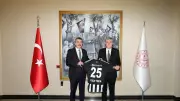 Beşiktaş Başkanı Adalı, Milli Eğitim Bakanı Tekin'i Ziyaret Etti