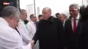 Cumhurbaşkanı Erdoğan, Güneysu'da Annesi Adını Taşıyan Hastanede Hastaları Ziyaret Etti