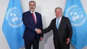 Dışişleri Bakanı Fidan, BM Genel Sekreteri Guterres ile Bölgesel Görüşme Yaptı