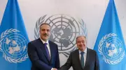 Dışişleri Bakanı Hakan Fidan, BM Genel Sekreteri Guterres ile Ankara'da Görüştü