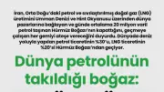 Hürmüz Boğazı'nda Kritik Tehdit: İran, Petrol Geçişini Kapatma Kararı Aldı