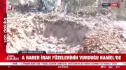 Orta Doğu Savaşı'nda 13. Gün: İran Füzesi Haniel'i Vurdu, A Haber Görüntüledi