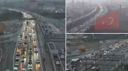 Ramazan Bayramı Dönüşünde İstanbul Trafiği Kilitlendi: Çamlıca Gişeleri'nde Yoğunluk