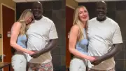 Shaquille O'Neal ile Dünyanın En Uzun Modeli Ekaterina Lisina Buluştu