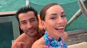 Sinem Kobal ve Kenan İmirzalıoğlu'ndan Romantik Bayram Pozu