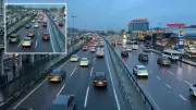 İstanbul'da Bayram Sonrası İlk İş Gününde Sabah Trafiği Yoğunluğu Yaşandı