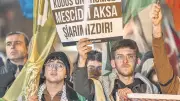 İstanbul'da STK'lar Mescid-i Aksa'ya Yönelik İsrail Uygulamalarını Protesto Etti