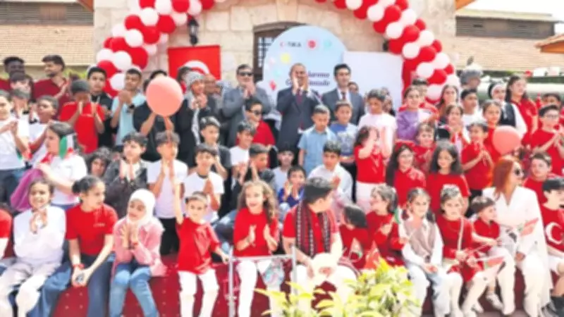 23 Nisan Coşkusu Amman'da Tarihi İstasyonda Yaşandı