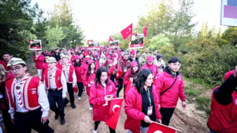 57. Alay Vefa Yürüyüşü'nde Duygusal Anlar Yaşandı