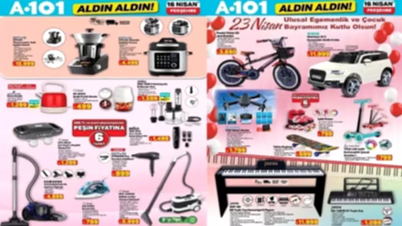 A101'den 16 Nisan İndirim Günleri: Akıllı Mutfak Robotu ve Drone Fırsatları